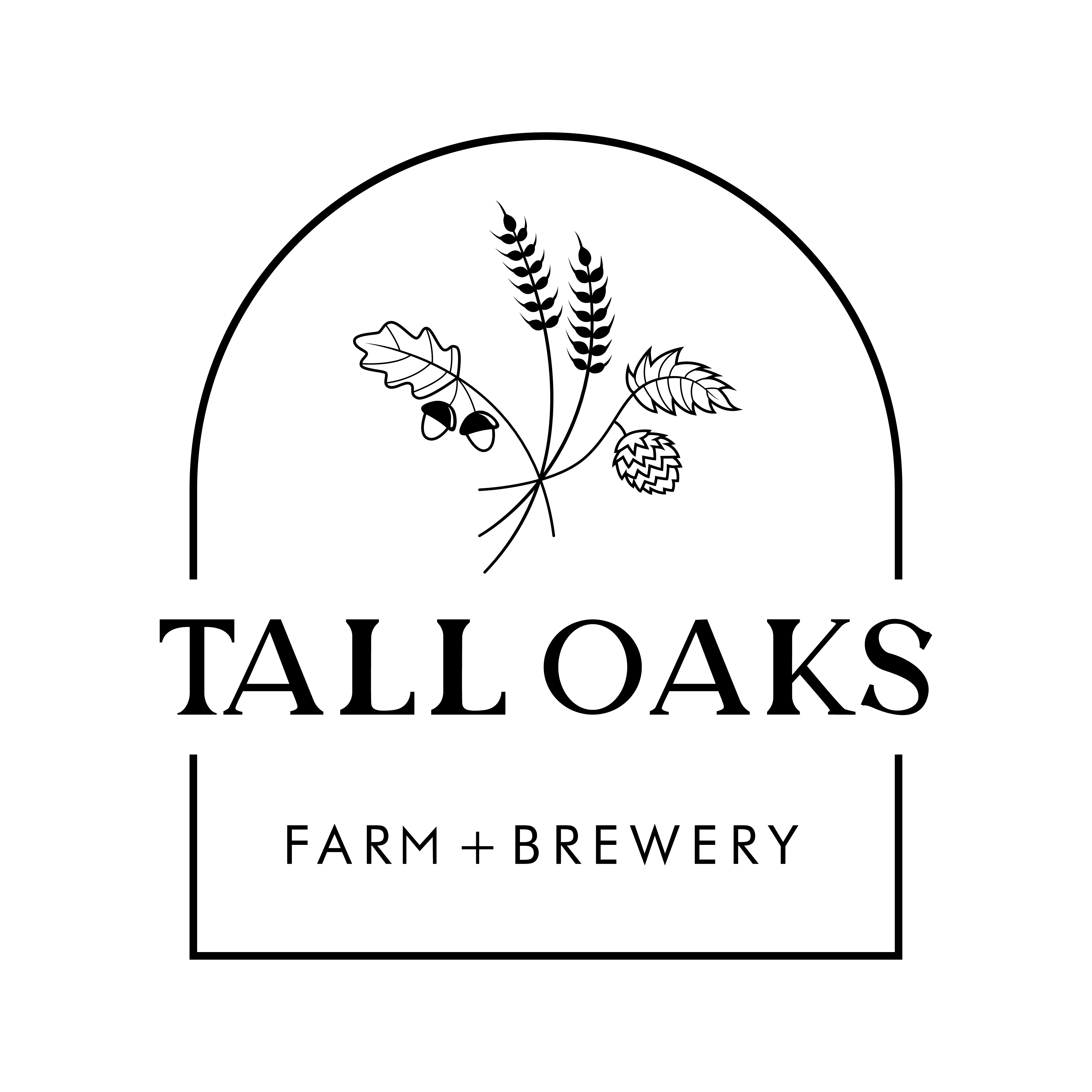 Tall Oaks Farm + Brewery logo